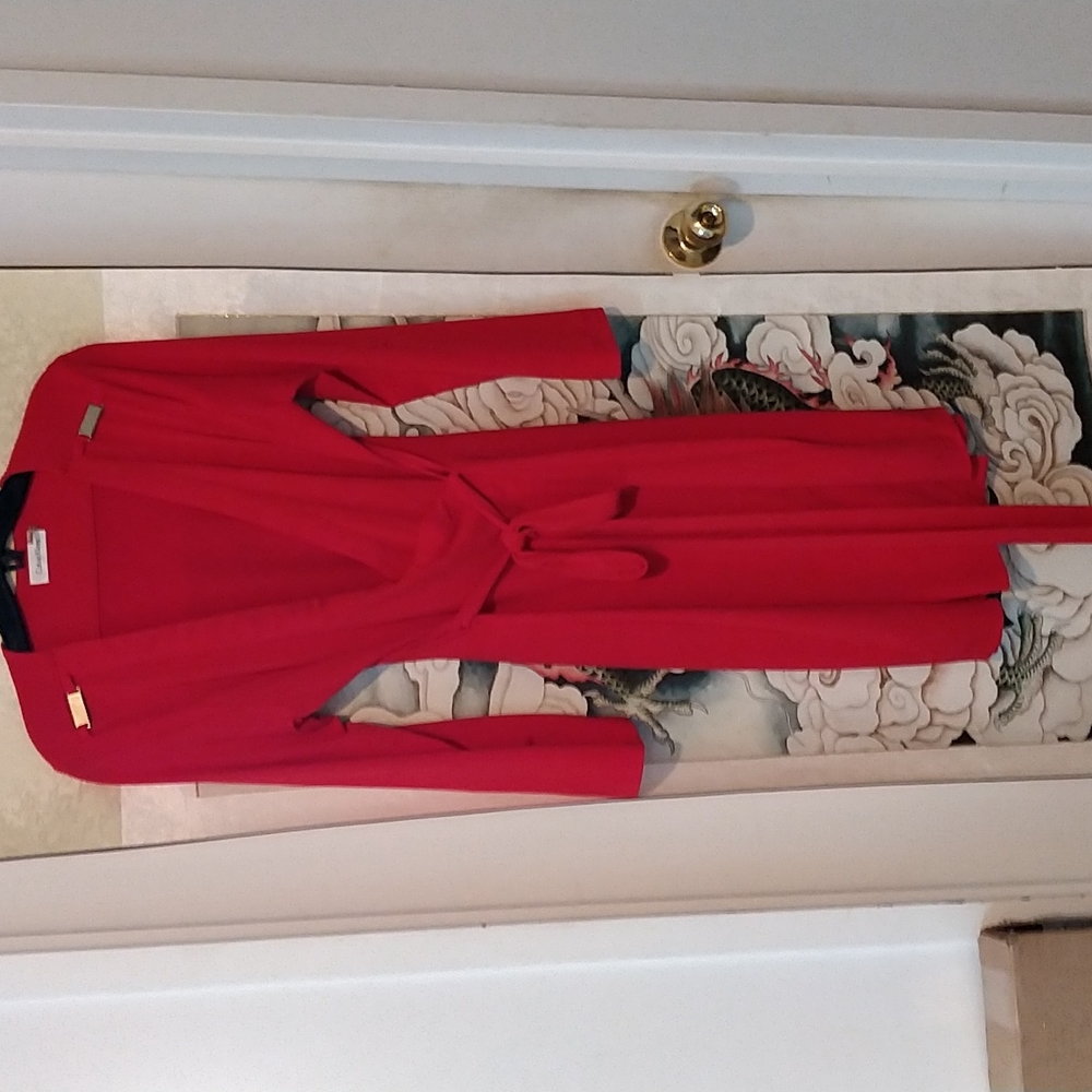 Calvin Klein wrap dress
